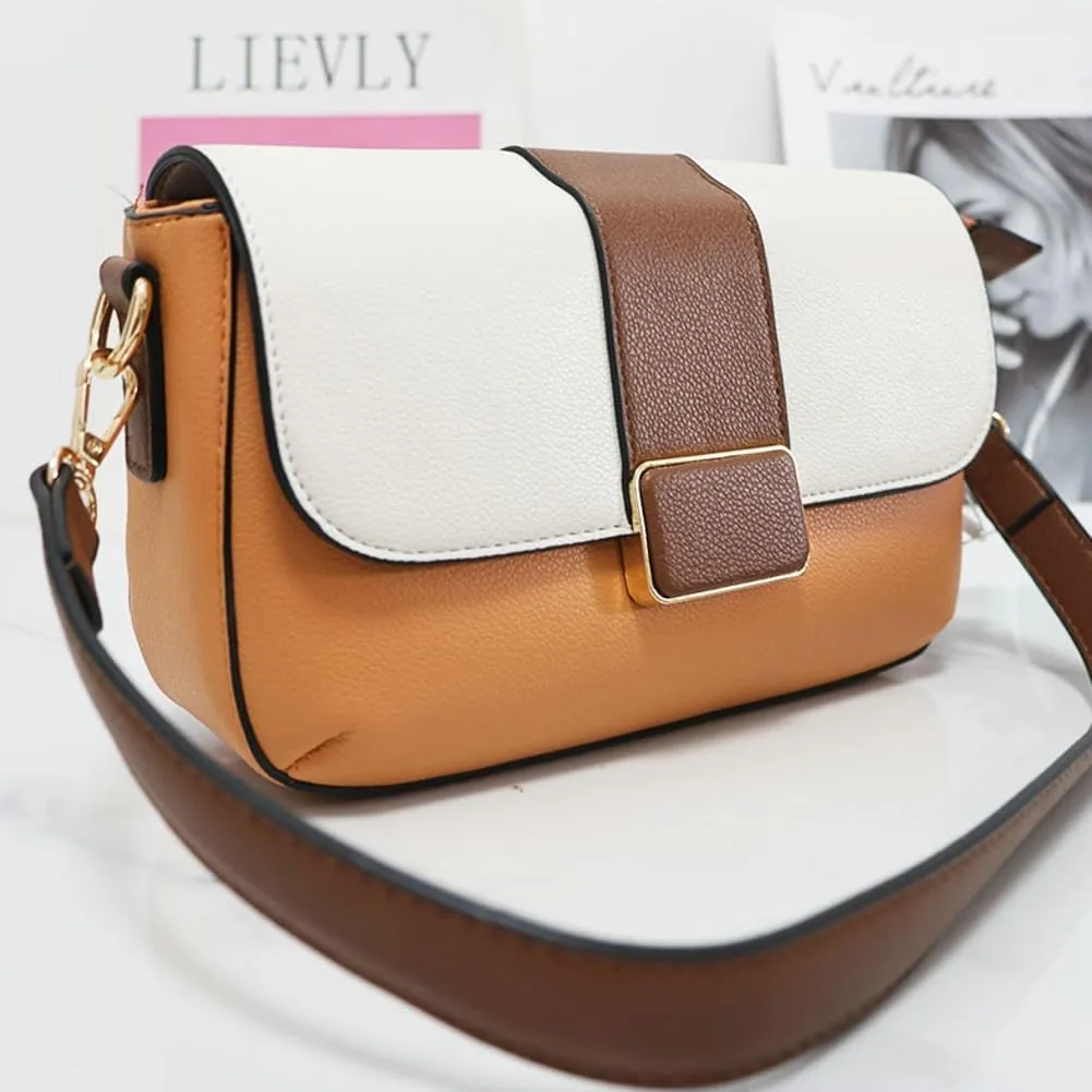 Epsion Small Slouchy Bags for Women Retro Square Shoulder Purses Vegan Leather Handbag Clutch Purse Zipper