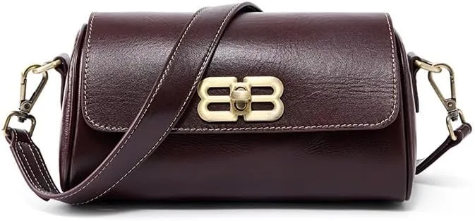 First-layer Bag For Women Cowhide Underarm One-shoulder Small Bag, Feminine, Casual And Versatile Cross-body Bag(Brown)