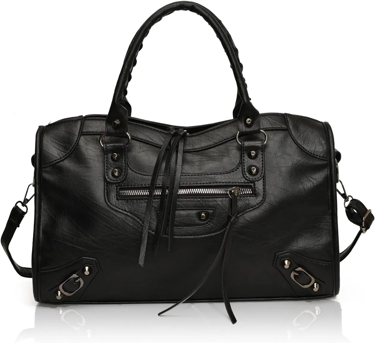 Genuine Leather Bags for Women, Trendy Crossbody Hobo Purse with Adjustable Strap, Stylish Shoulder Bag for Work & Travel