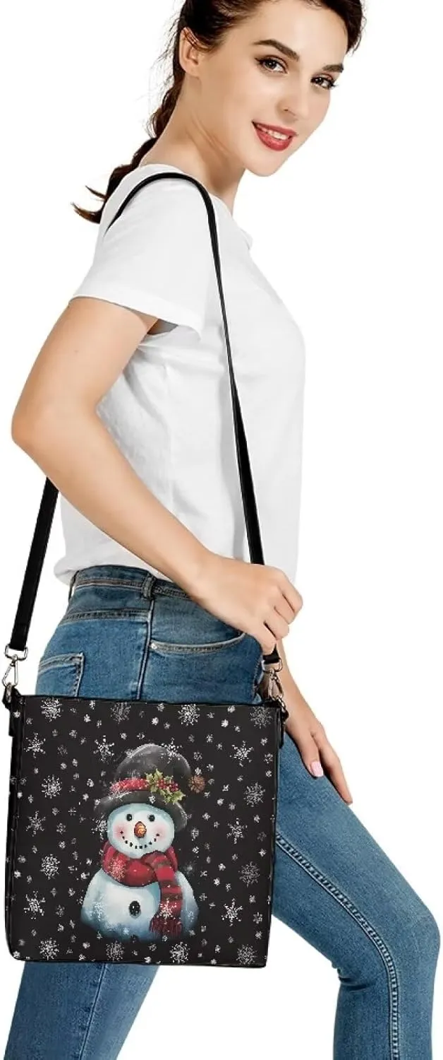 GIFTPUZZ Bucket Bags for Women Trendy Bucket Bag Purses Crossbody Bags for Women PU Leather Tote Bag Waterproof