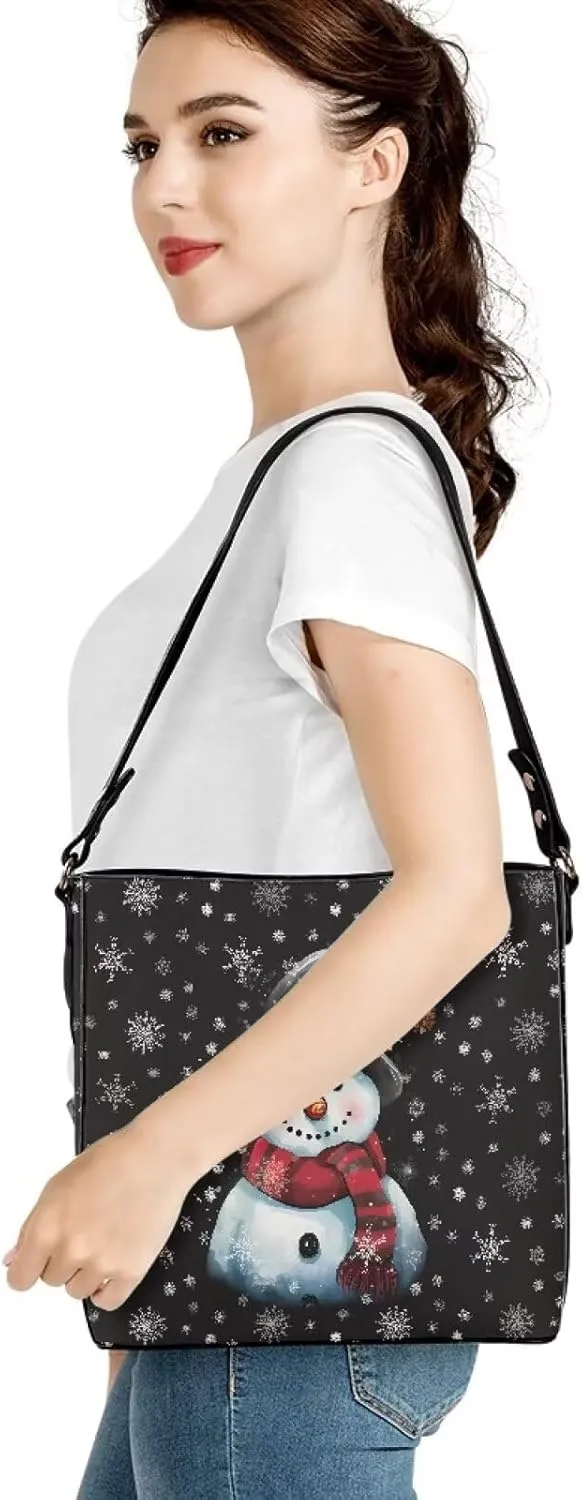GIFTPUZZ Bucket Bags for Women Trendy Bucket Bag Purses Crossbody Bags for Women PU Leather Tote Bag Waterproof