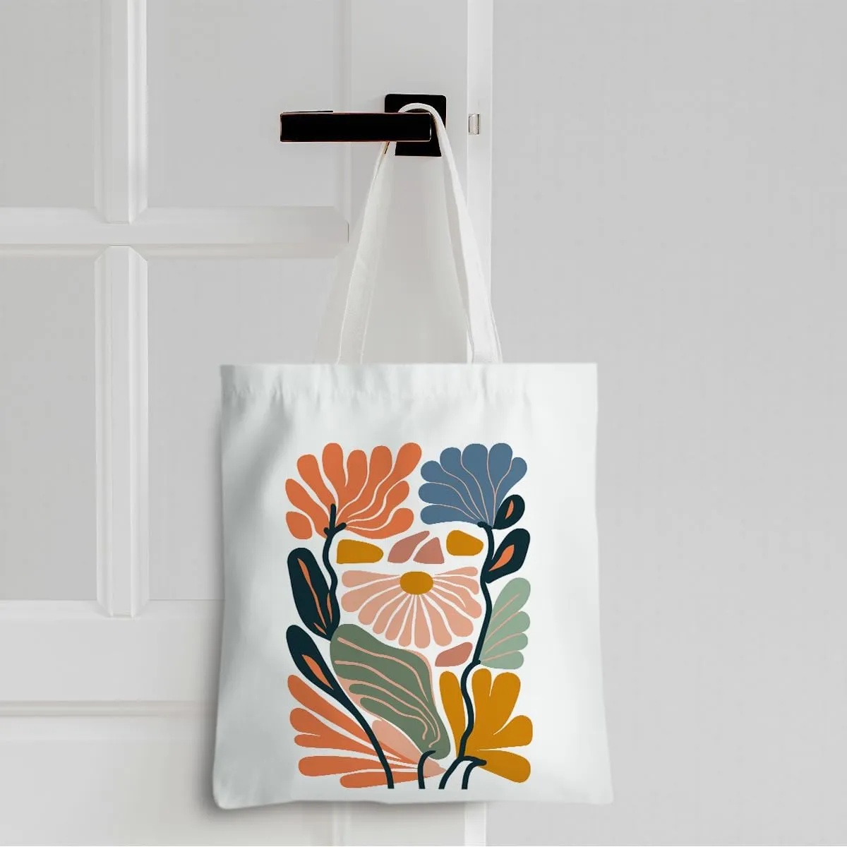Gifts for Plant Lovers Tote Bag Flowers Beach Bag Insect Pumpkin Fall Halloween Travel Gifts Gardening