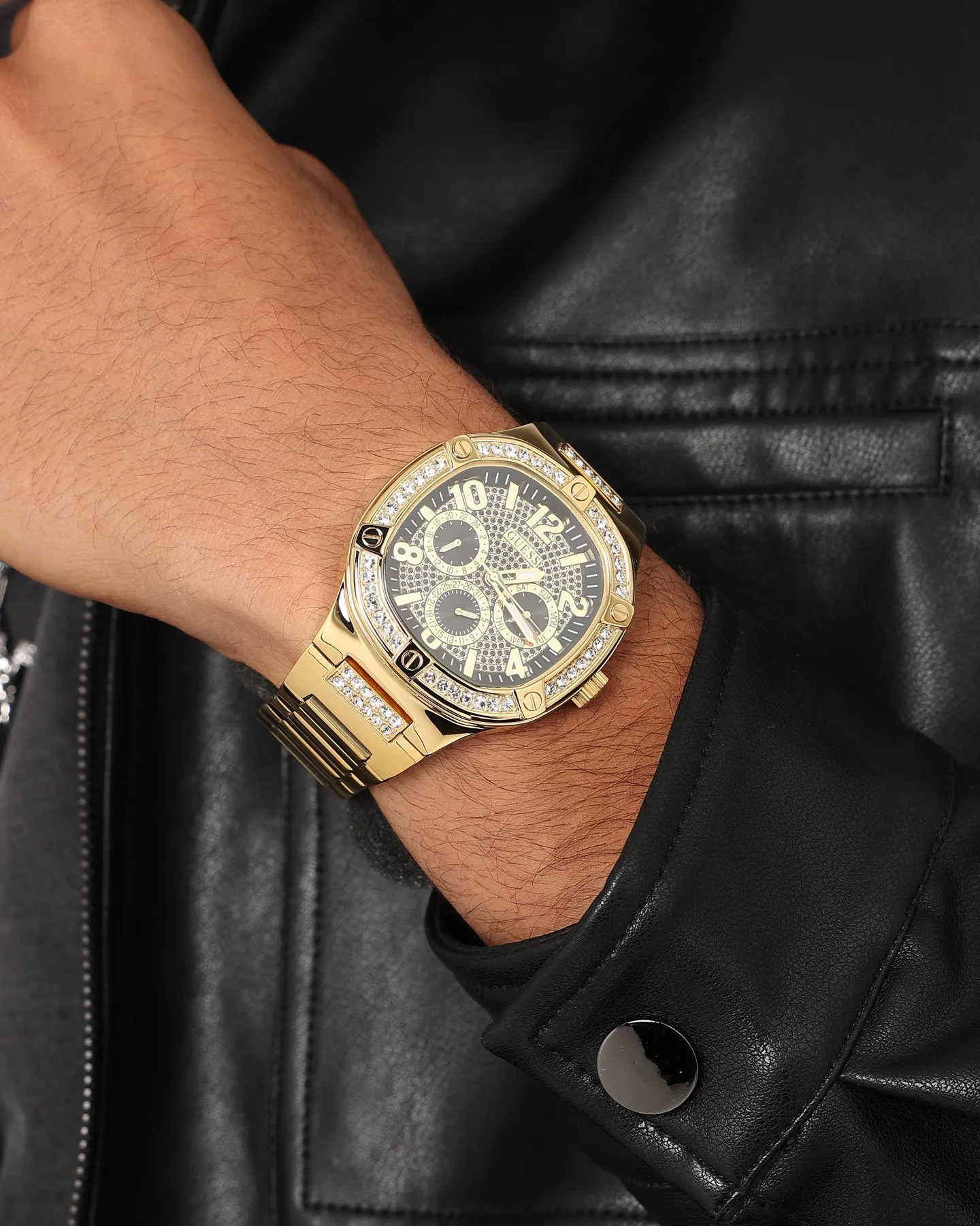 Guess Mainline Duke Watch Gold