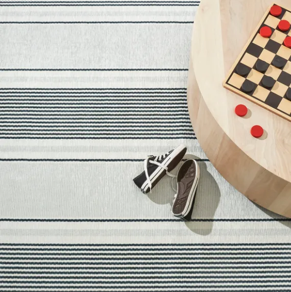 Gunner Stripe Machine Washable Rug
