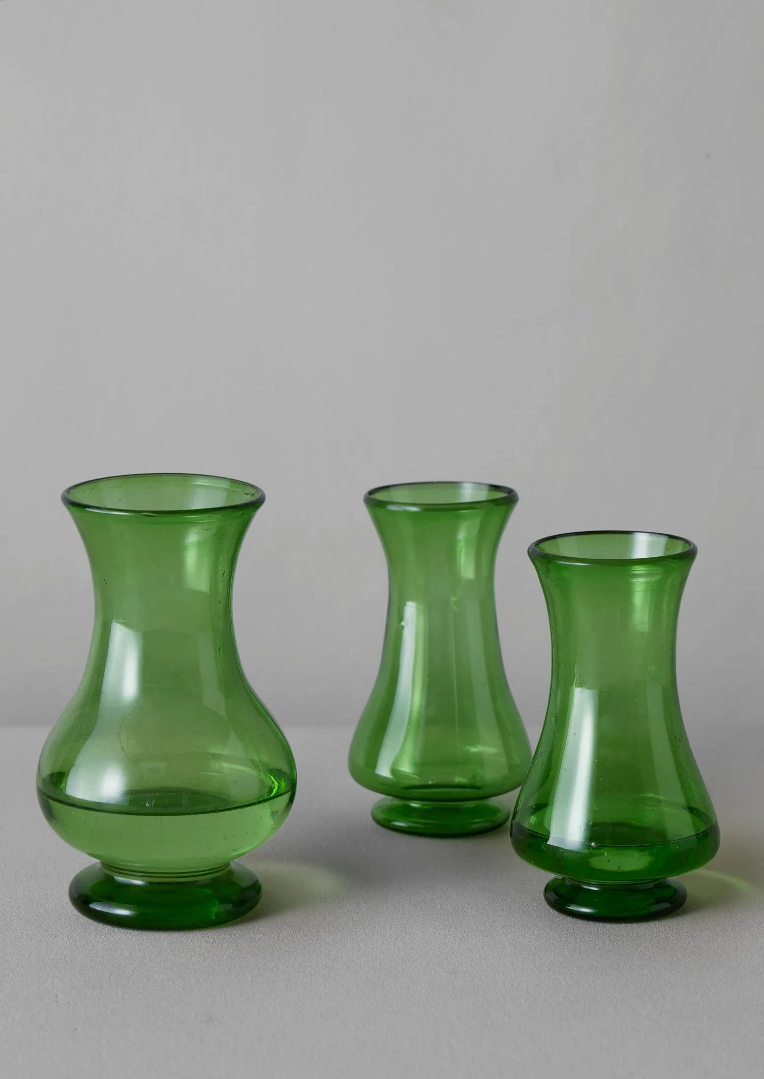 Hand Blown Polonaise Vase | Olive