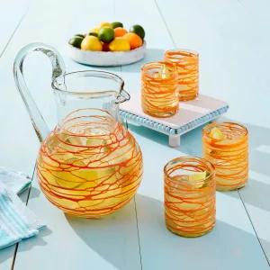 Handblown Glass Pitcher