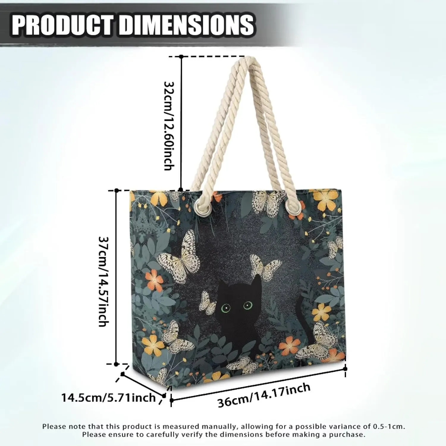 Hemp Rope Tote Bag Stylish Groceries Beach Trip Bags Large Capacity Shoulder Handbag with Rope Handle Carrying Bag