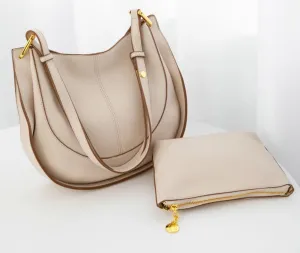 Hobo Bag For Women PU Leather Shoulder Bags With Small Pouch Modern Purse Satchel 2025
