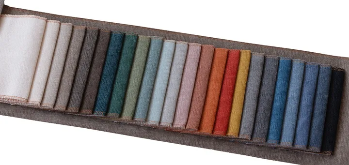 Hot Selling 24 Colours in Stock 280gsm-قماش أريكة من البوليستر