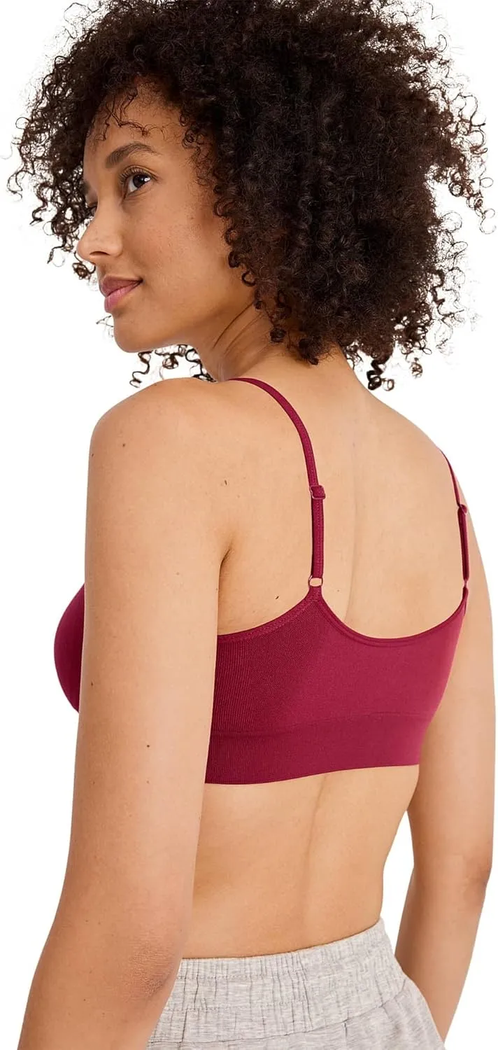 Jockey Women's Bra Seamfree Modern Micro Stretch Cami Strap Bralette