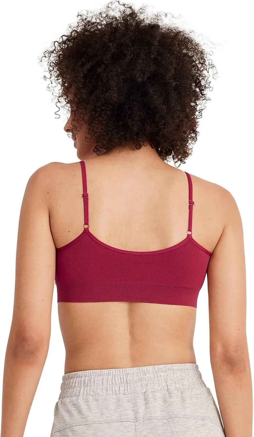 Jockey Women's Bra Seamfree Modern Micro Stretch Cami Strap Bralette