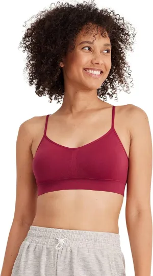 Jockey Women's Bra Seamfree Modern Micro Stretch Cami Strap Bralette