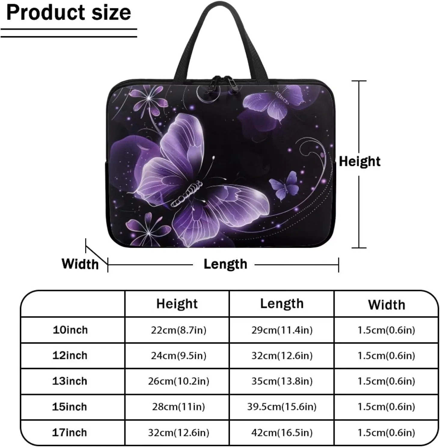 Laptop Bag for Men Women Tote Work Professional Computer Briefcase Waterproof Handbag Large