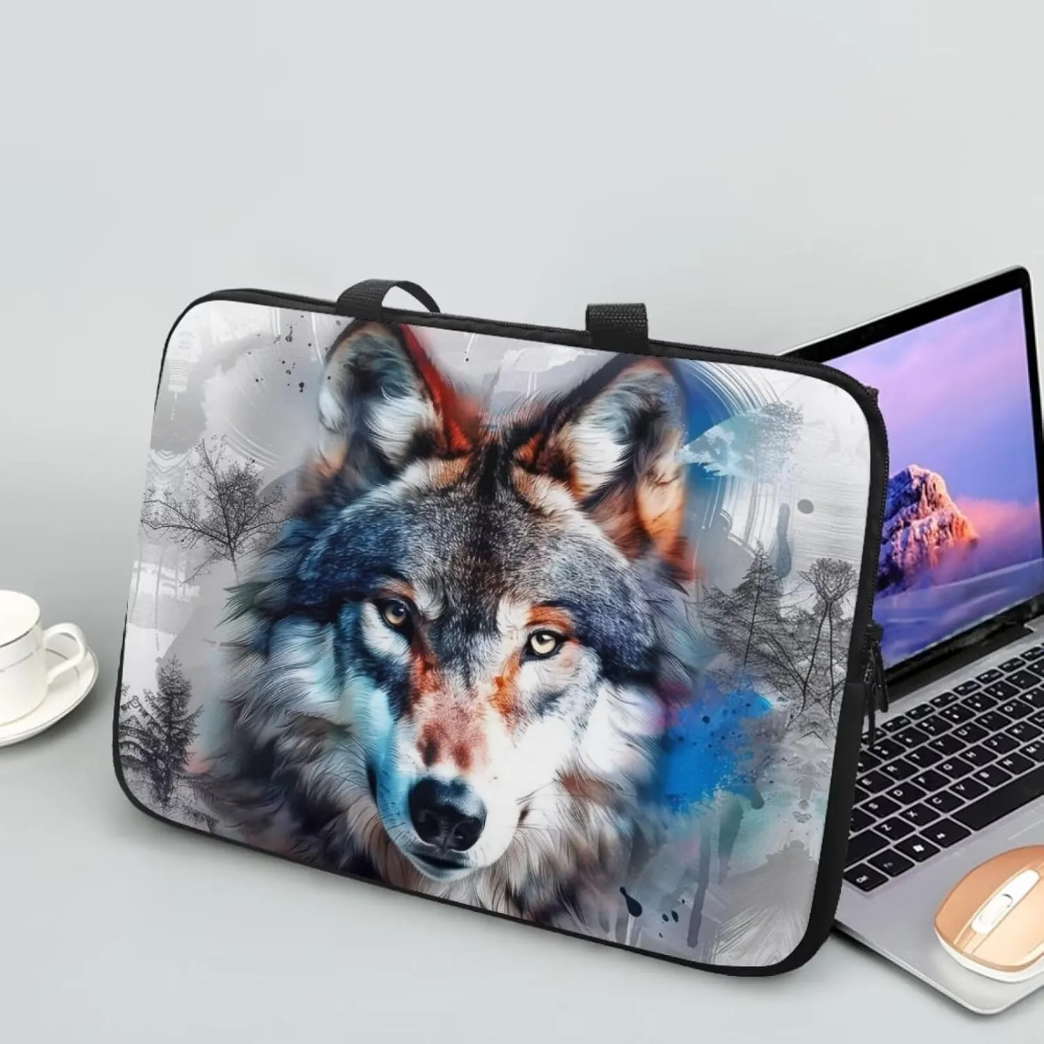 Laptop Bag for Men Women Tote Work Professional Computer Briefcase Waterproof Handbag Large