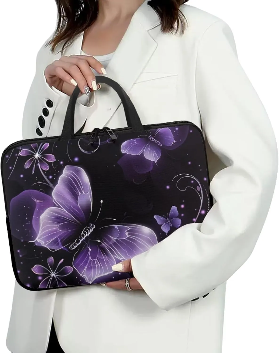 Laptop Bag for Men Women Tote Work Professional Computer Briefcase Waterproof Handbag Large