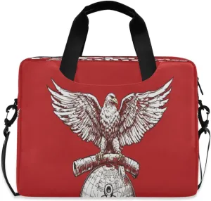 Laptop Bag for Women - Fits 16 inch with Laptop Compartment Carrying Messenger Sleeve with Strap Professional Fashion Travel Purse for Business Office Bag Globe Eagle