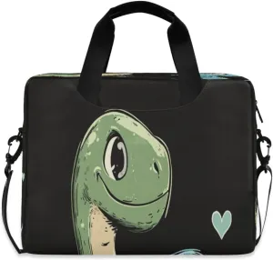 Laptop Bag for Women - Fits 16 inch with Laptop Compartment Carrying Messenger Sleeve with Strap Professional Fashion Travel Purse for Business Office Bag Tyrannosaurus Rex