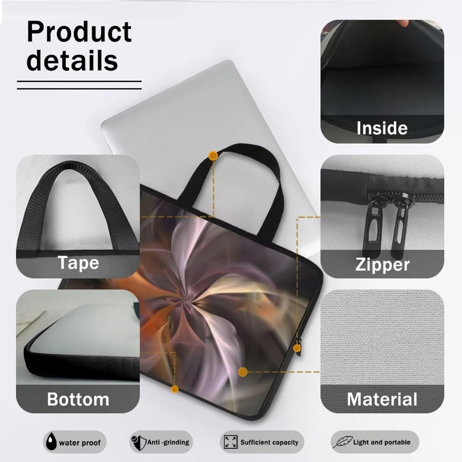 Laptop Bag for Women Men Work Tote Laptop for Computer Bag Business Office Professional Handbag Bag