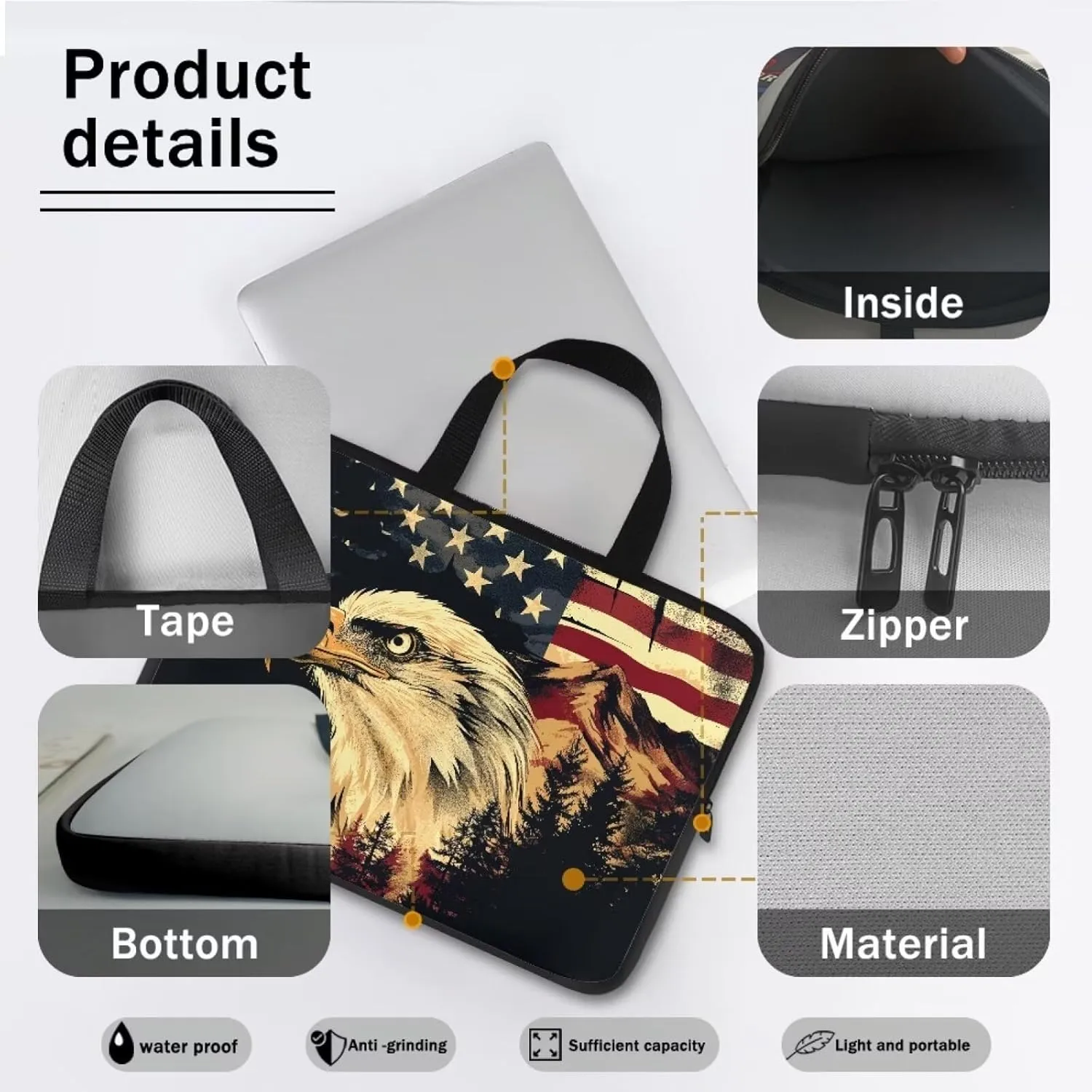 Laptop Bag for Women Men Work Tote Laptop for Computer Bag Business Office Professional Handbag Bag