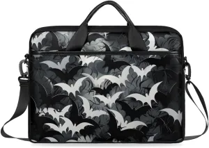 Laptop Shoulder Bag Halloween Autumn Modern Theme Tablet Computer Notebook Sleeve Messenger Bags Carrying Case with Strap Briefcase Tote for 14 15 in Laptops