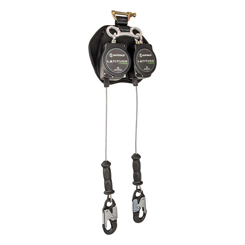 Latitude Edge 11' Dual Cable SRL: Alu Snap Hooks
