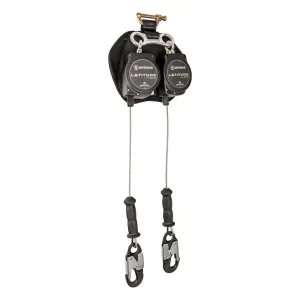 Latitude Edge 11' Dual Cable SRL: Alu Snap Hooks