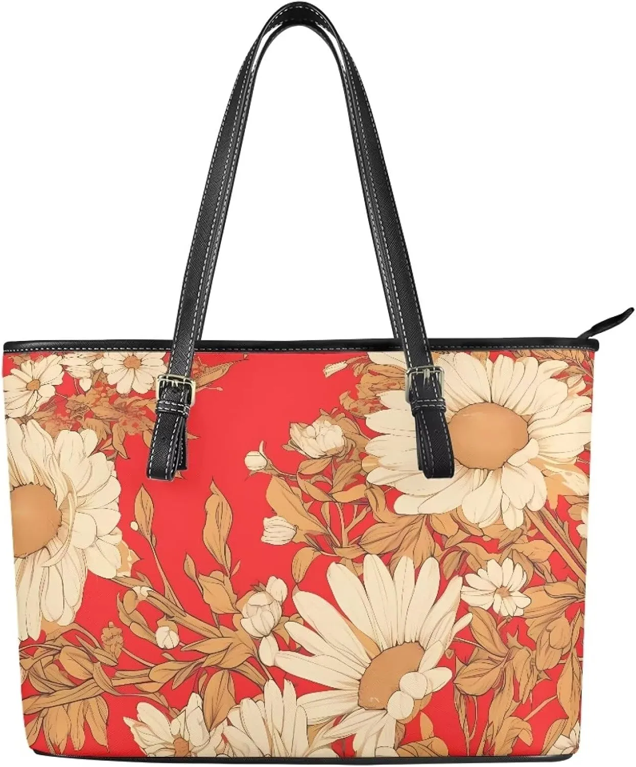 Leather Tote Bag for Women, Modern Top Handle Satchel Purse, Large Work Tote Bag Leather Handbags Travel Hobo Bag