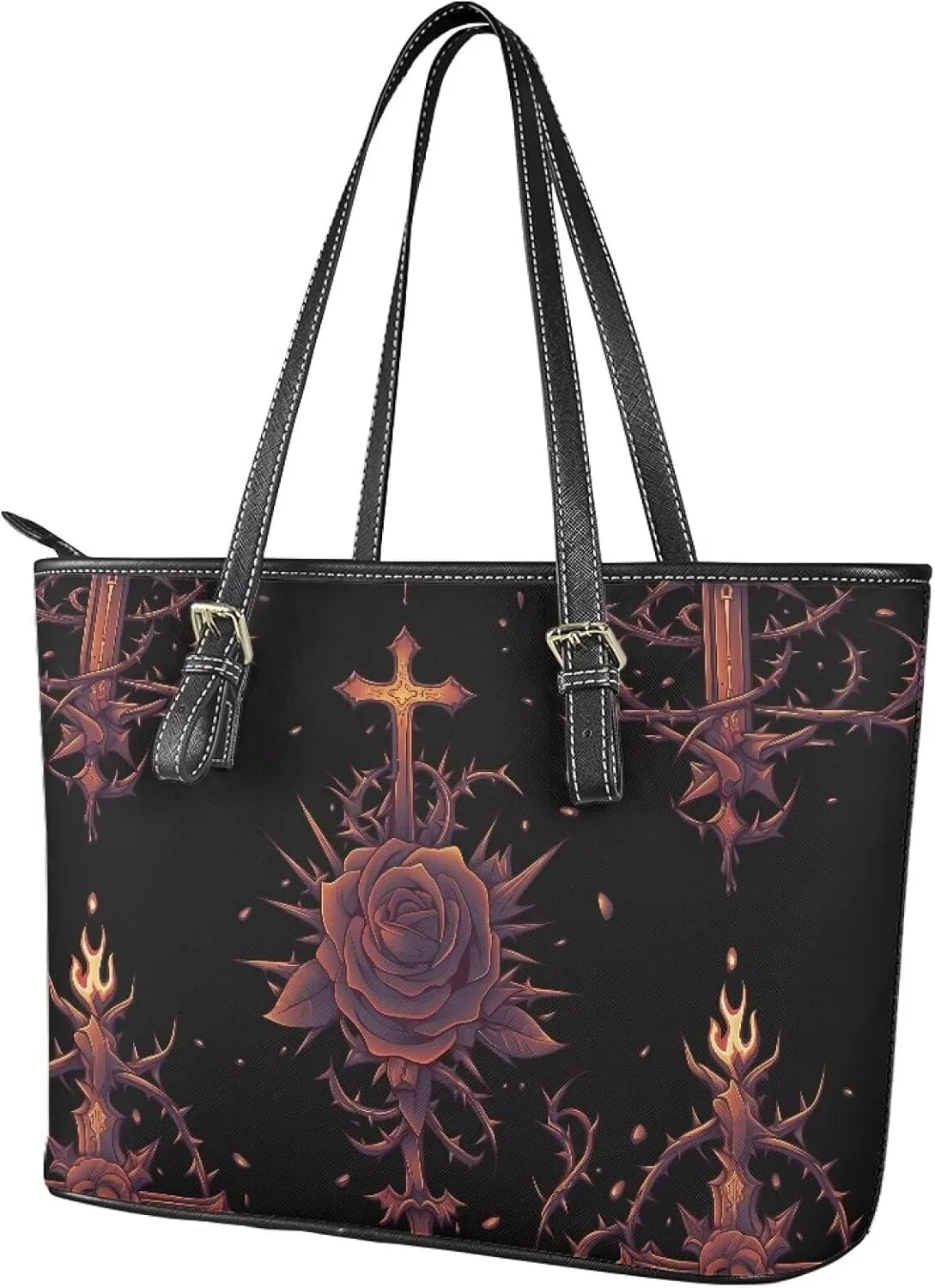 Leather Tote Bag for Women, Modern Top Handle Satchel Purse, Large Work Tote Bag Leather Handbags Travel Hobo Bag
