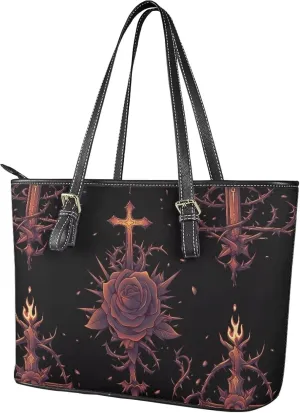 Leather Tote Bag for Women, Modern Top Handle Satchel Purse, Large Work Tote Bag Leather Handbags Travel Hobo Bag