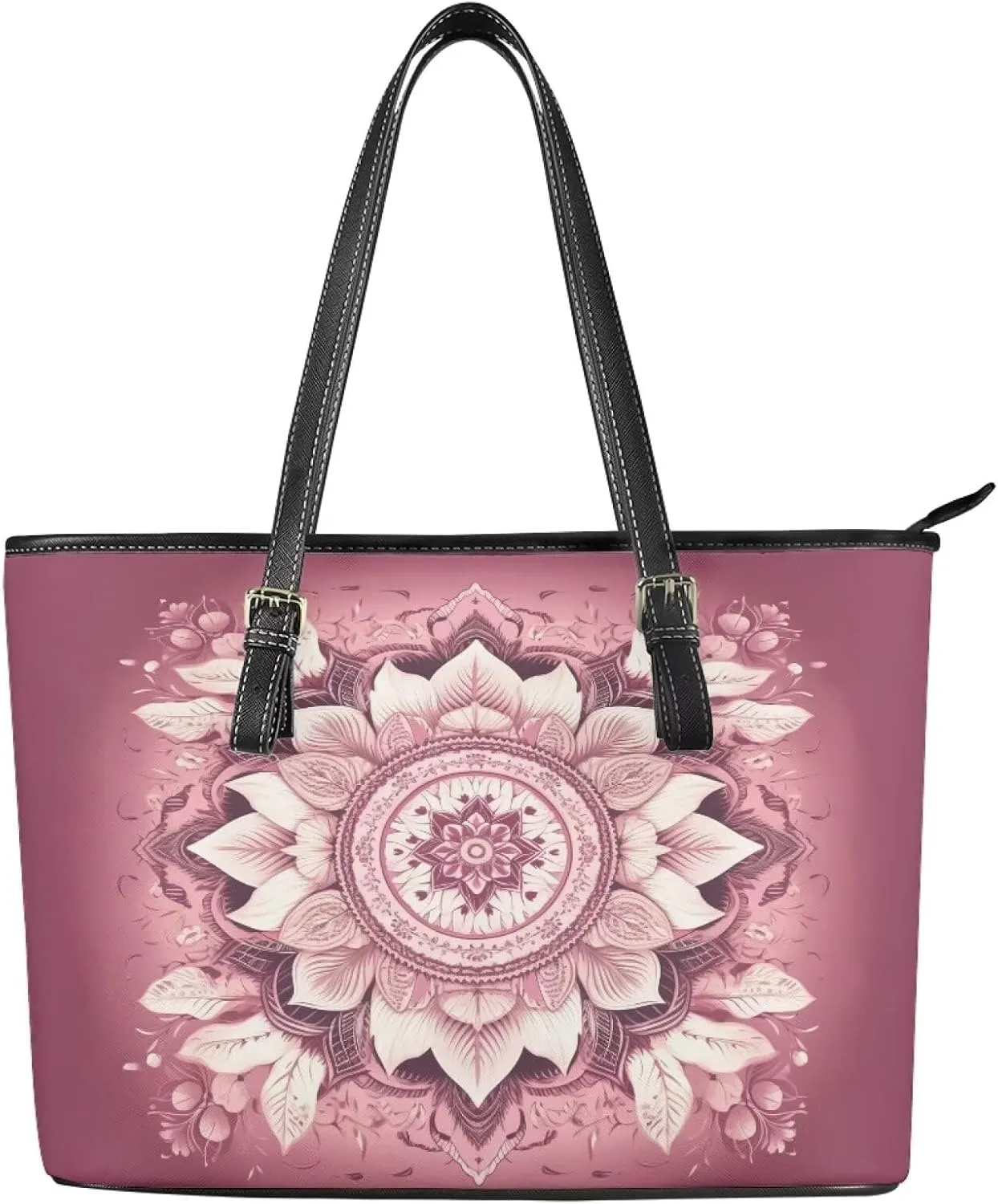 Leather Tote Bag for Women, Modern Top Handle Satchel Purse, Large Work Tote Bag Leather Handbags Travel Hobo Bag