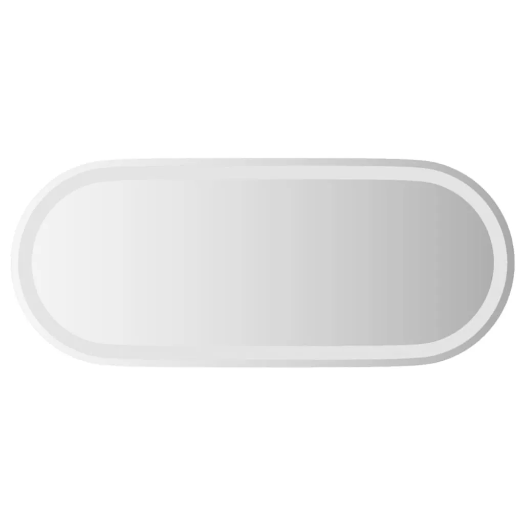 LED Bathroom Mirror 90x40 cm Oval