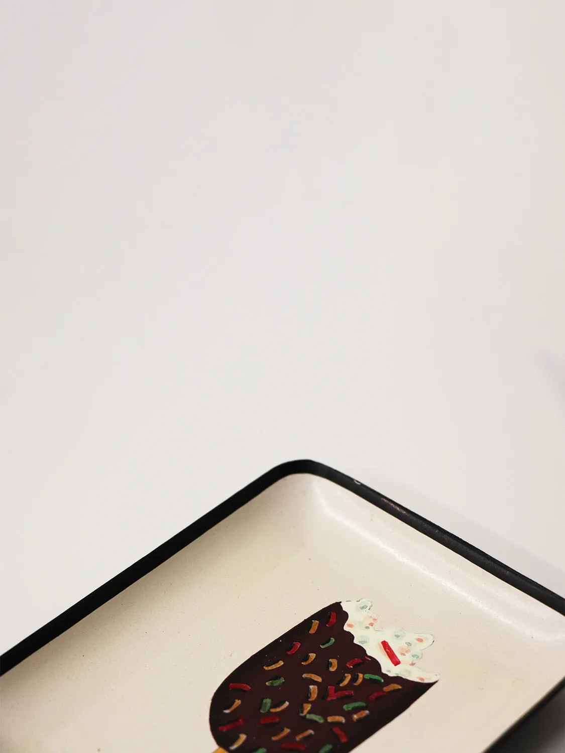 Les Ottomans Ice Cream Hand-Painted Change Tray