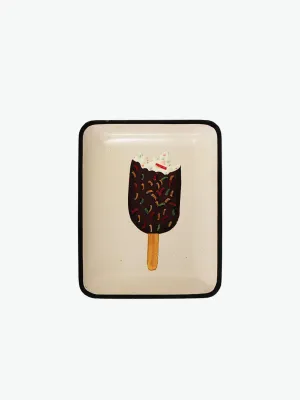 Les Ottomans Ice Cream Hand-Painted Change Tray