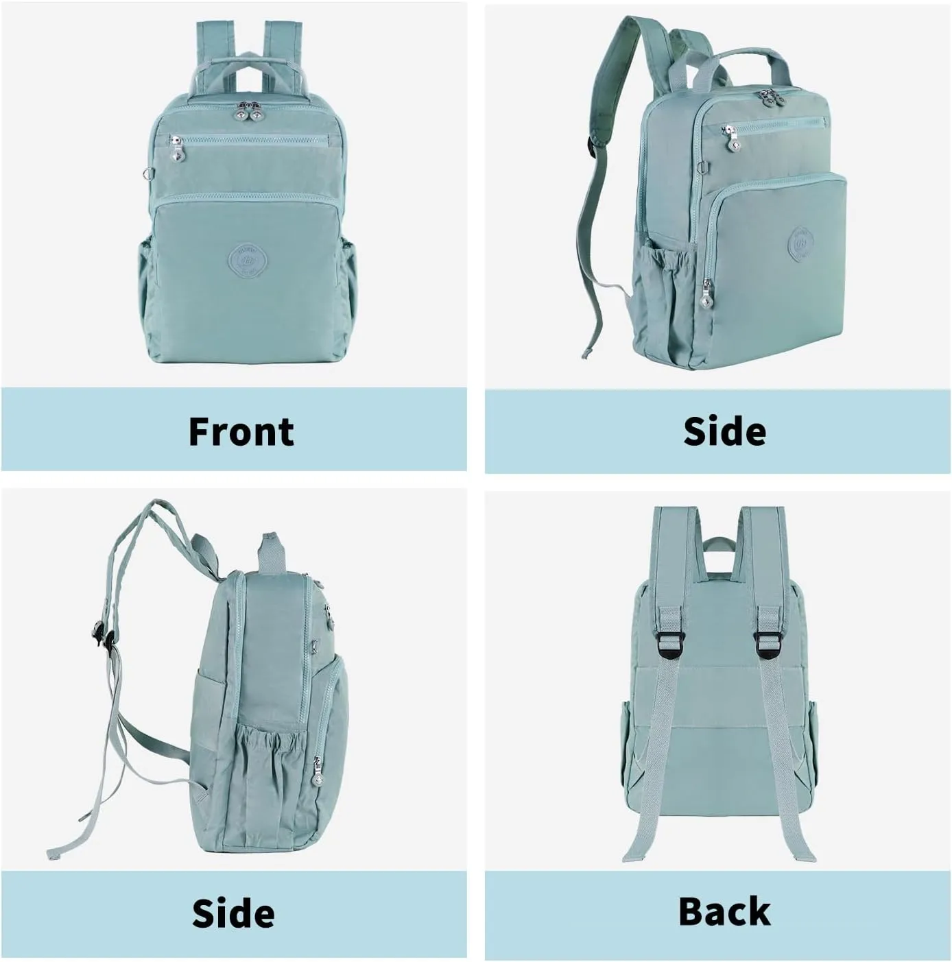 Lightweight Travel Laptop Backpack for Men Women Computer Work Casual Travel Hiking Cycling Daypack Backpack, Fits 15.6 Inch Laptop