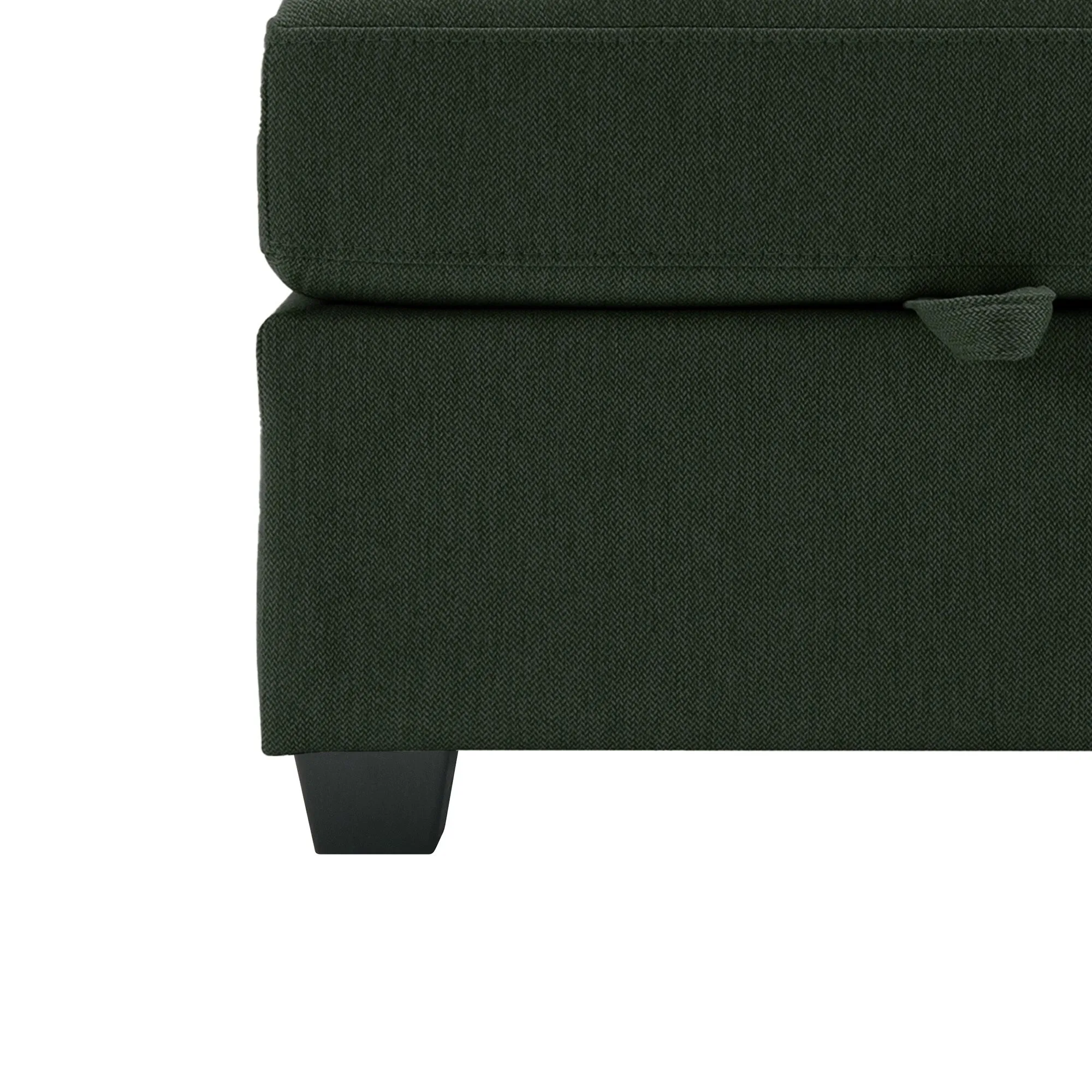 Living Room Furniture 7 Piece Set Including One 3-Seater Sofa and Two 2 Loveseats , Adjustable Arms and Backs Comforty Sofas & Couches with Comfy Seat and Arm Cushions - Green
