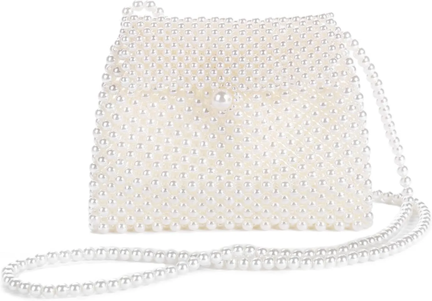 Luxury Pearl Bag Chain Bag Purse Bags, Artificial Pearl Clutch Crossbody Handmade Bags Evening Bags for Party Wedding Bridal Party Travel Prom 28