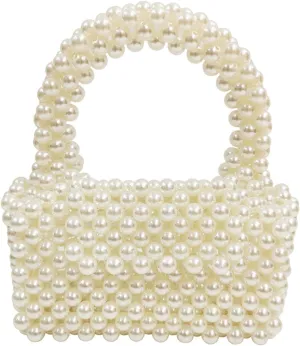 Luxury Pearl Bag Chain Bag Purse Bags, Artificial Pearl Clutch Crossbody Handmade Bags Evening Bags for Party Wedding Bridal Party Travel Prom 37