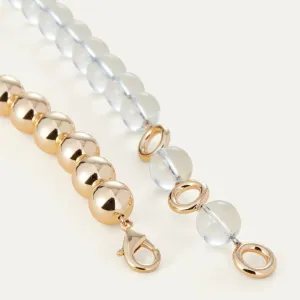 Lyra Necklace (Gold   Clear)