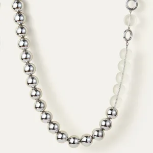 Lyra Necklace (Rhodium   Clear)