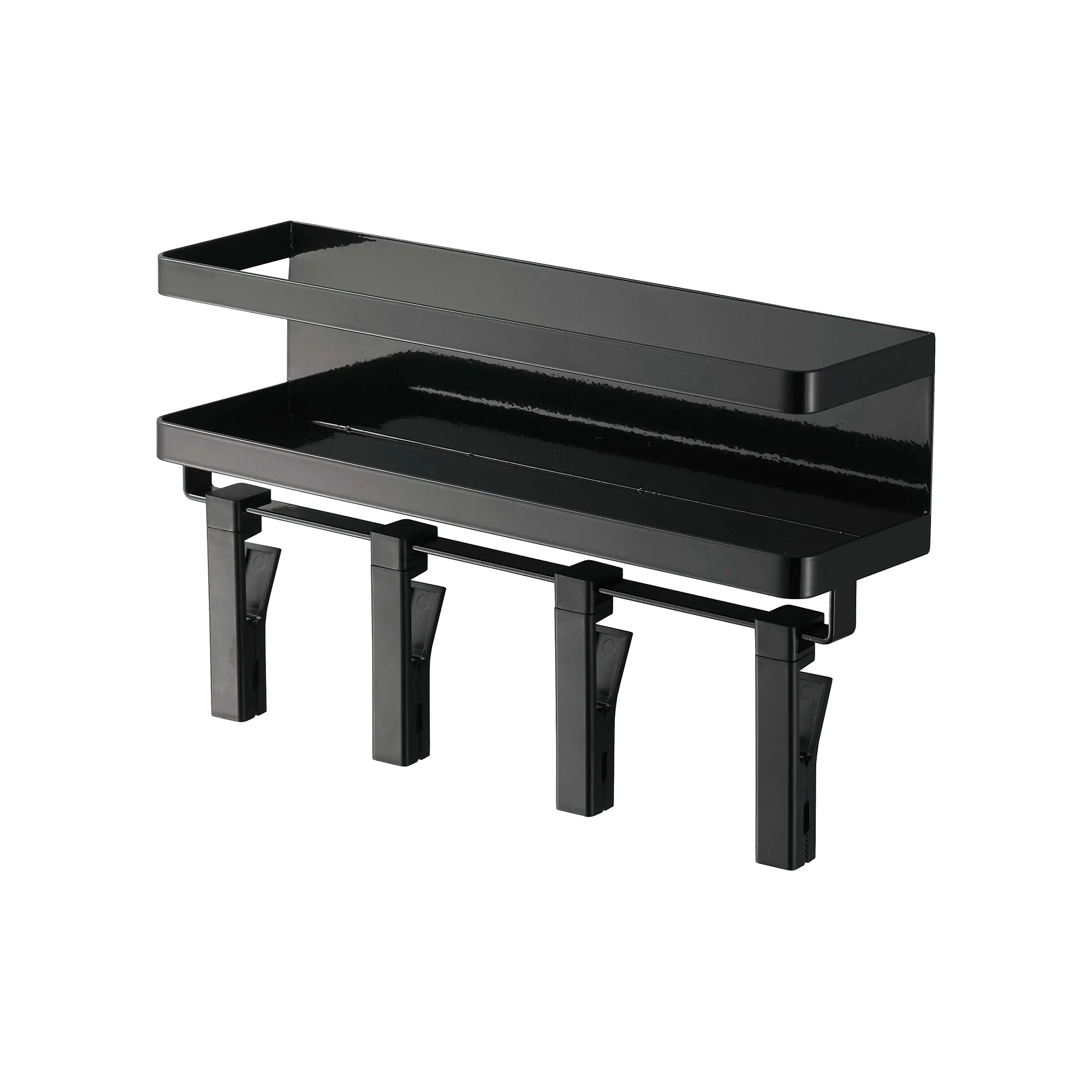 Magnetic Organizer with Clips - Steel