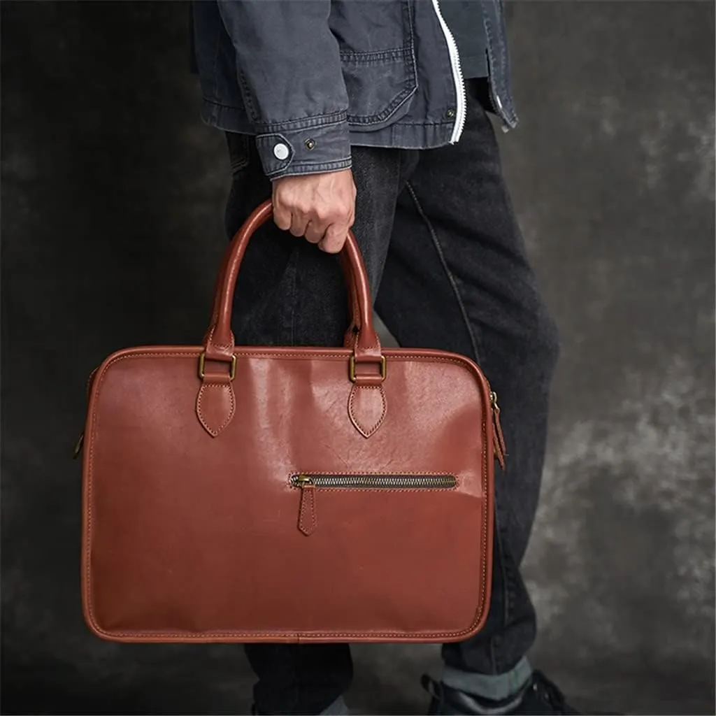 Men's Genuine Leather Bag Men's Briefcase Office Bags for Men Bag Man's Laptop Bags Male Briefcase Handbag