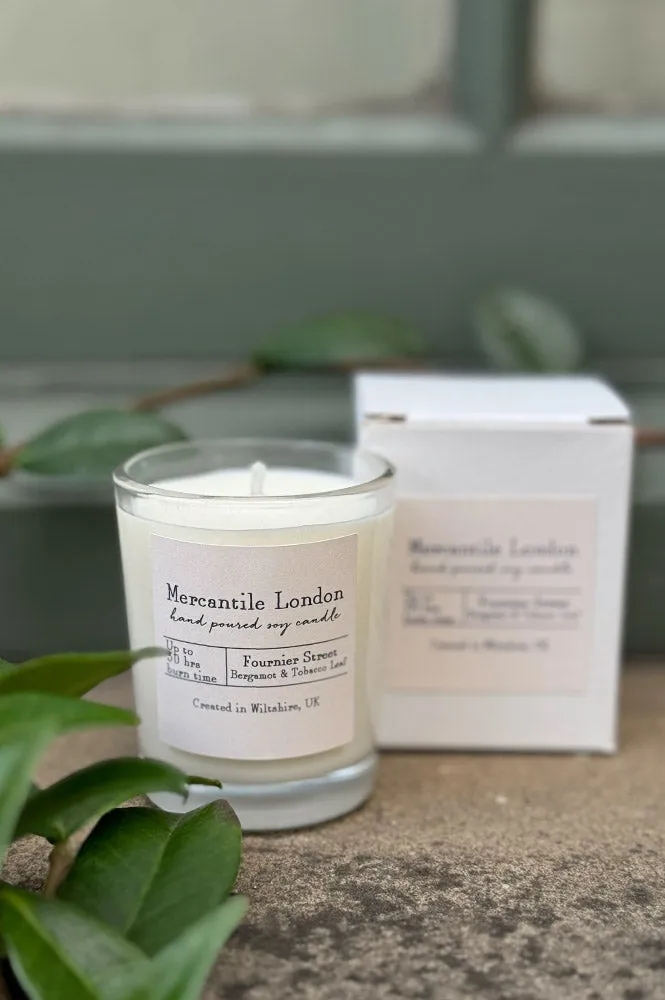 Mercantile London Fournier Street Bergamot And Tobacco Leaf Votive Candle