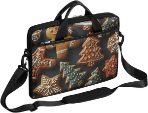 Modern Christmas Laptop Shoulder Bag Tablet Computer Notebook Sleeve Messenger Bags Carrying Case with Strap Briefcase Tote for 14 15 in Laptops