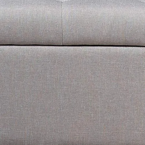 MODERN HOME Ottoman Pouffes with Storage Natural Color Standard Size