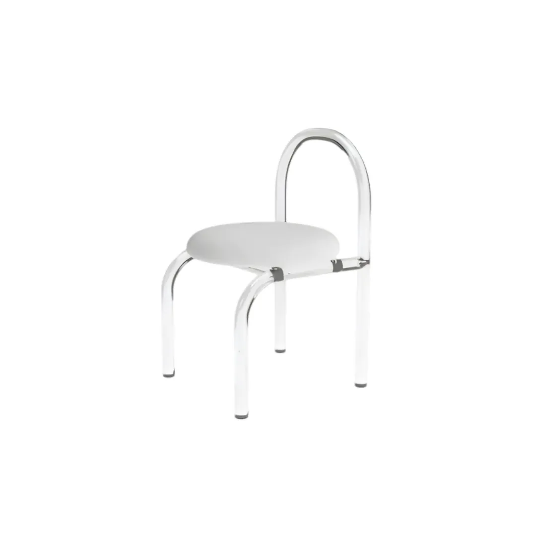 Multi-Functional Transparent Acrylic Shoe Changing Stool