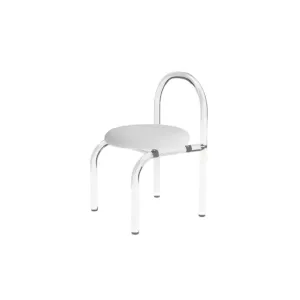 Multi-Functional Transparent Acrylic Shoe Changing Stool