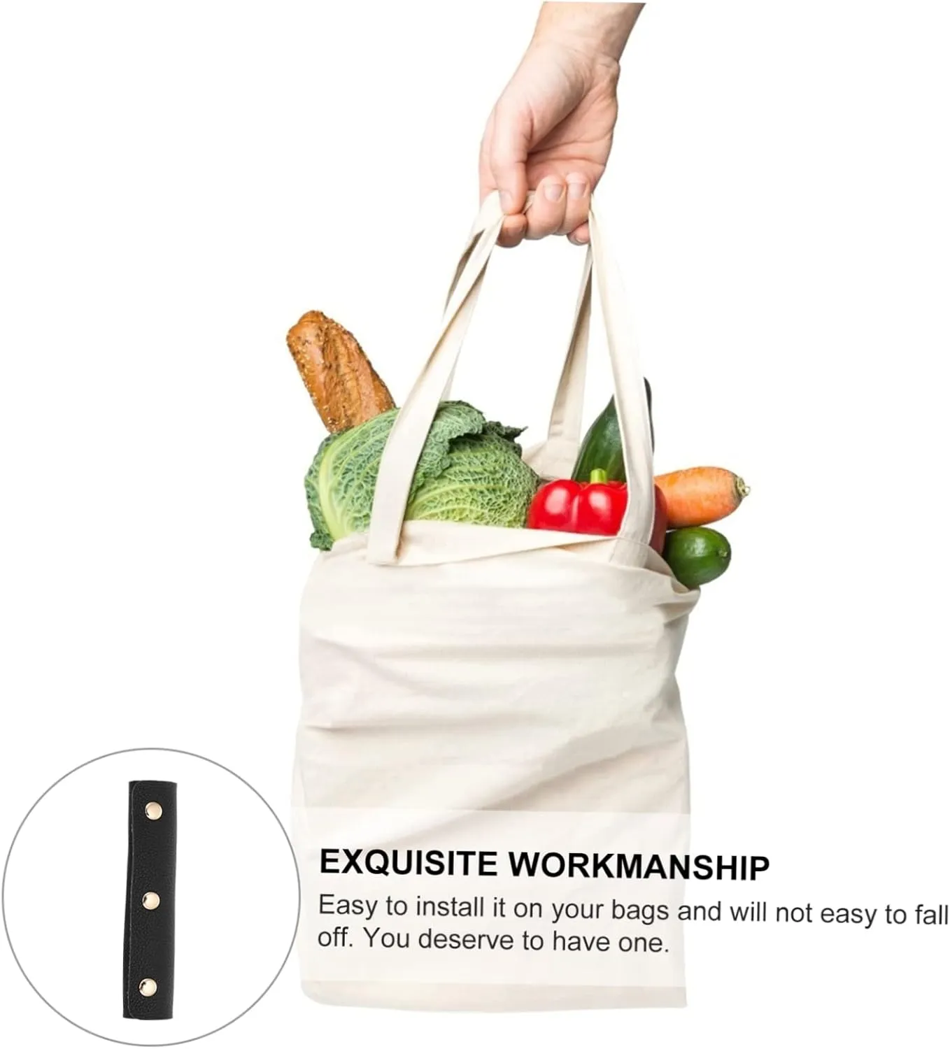 NUOBESTY 8 Pcs Luggage Handle Wrap Grip Bag Handle Protector for Handbags Tote Bag Saddle