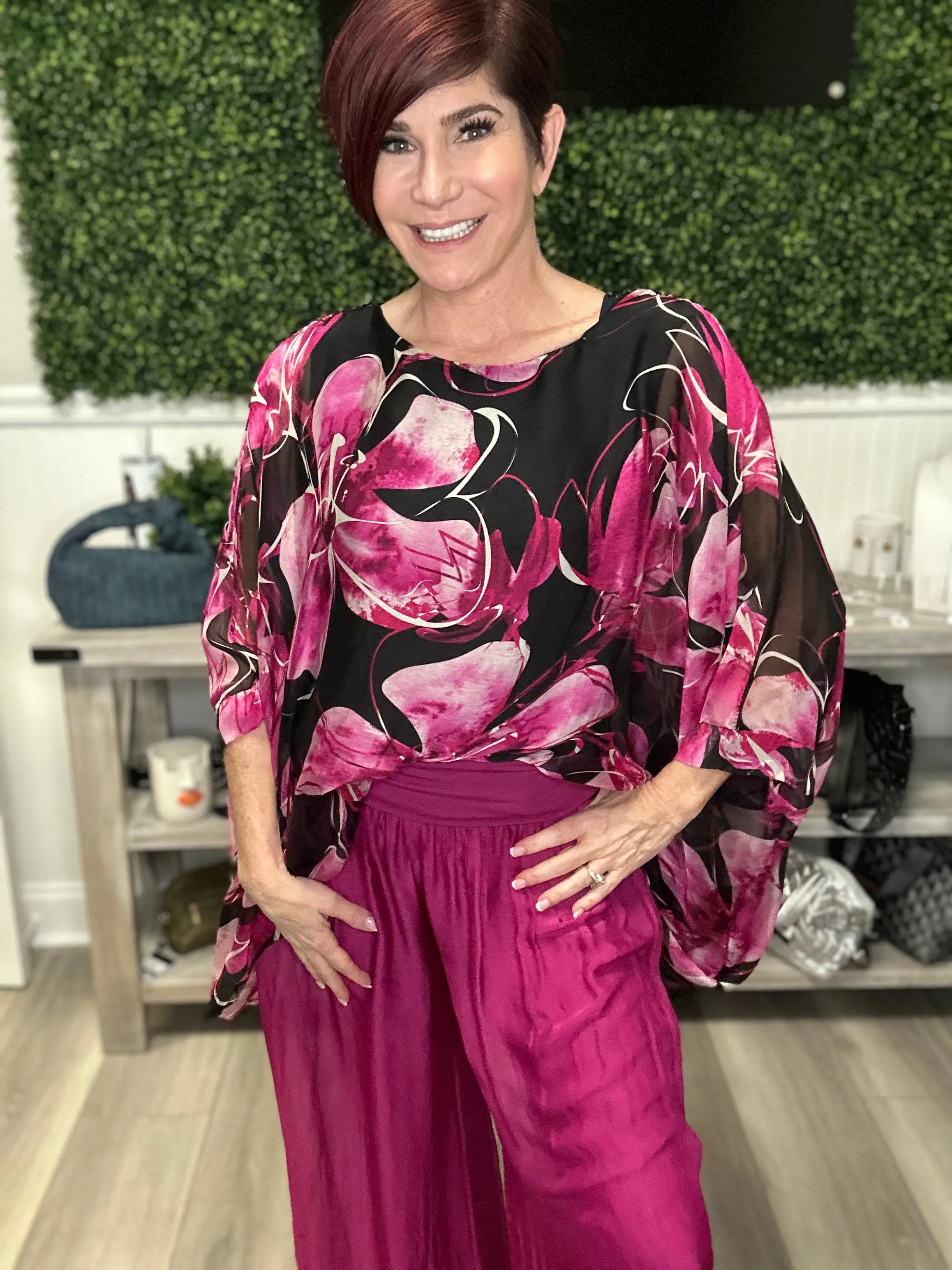 Orchid Washable Silk Top