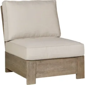 Outdoor Silo Point Armless Chair with Cushion