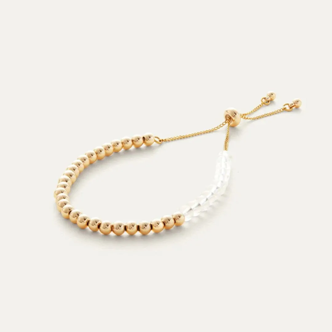 Pia Bracelet (Gold   Clear)
